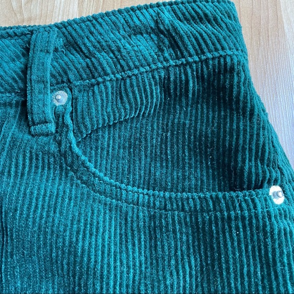 3 for $15//Emerald Green Ribbed Skirt - Picture 6 of 10